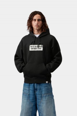 Carhartt Hooded Bumper Sticker Sweatshirt - Schwarz Carhartt Hooded Bumper Sticker Sweatshirt - Schwarz