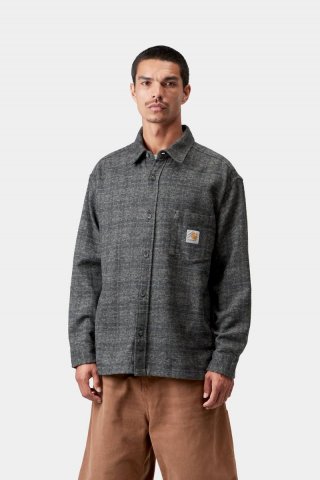 Carhartt L/S Bagley Shirt - Bagley Check, Schwarz Carhartt L/S Bagley Shirt - Bagley Check, Schwarz
