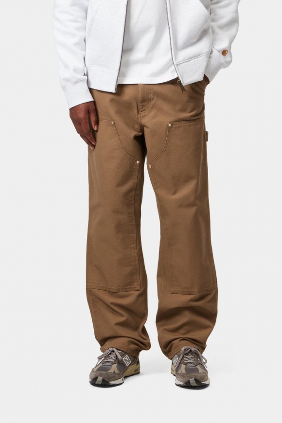 Carhartt Double Knee Pant - Hamilton Brown, gespült