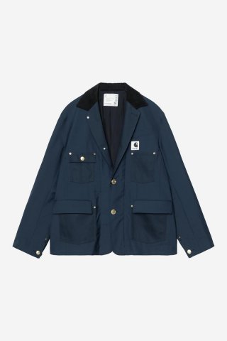 Carhartt sacai x WIP Suiting x Duck Jacket - Sacai-Blau Carhartt sacai x WIP Suiting x Duck Jacket - Sacai-Blau