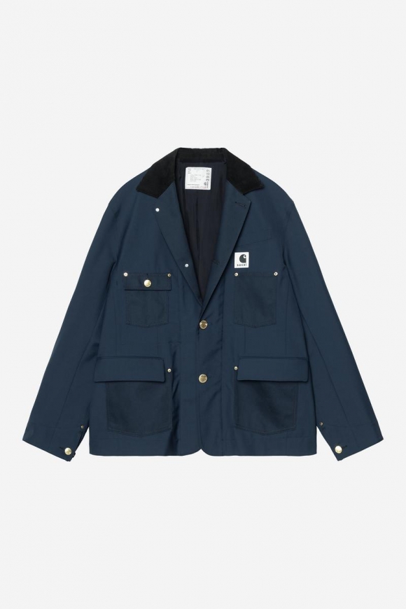Carhartt sacai x WIP Suiting x Duck Jacket - Sacai-Blau Carhartt sacai x WIP Suiting x Duck Jacket - Sacai-Blau