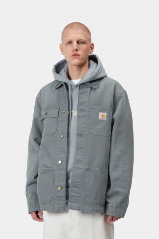 Carhartt Michigan Coat - Leinwand „Cosy Blue“ / „Cosy Blue“, Stein Carhartt Michigan Coat - Leinwand „Cosy Blue“ / „Cosy Blue“, Stein
