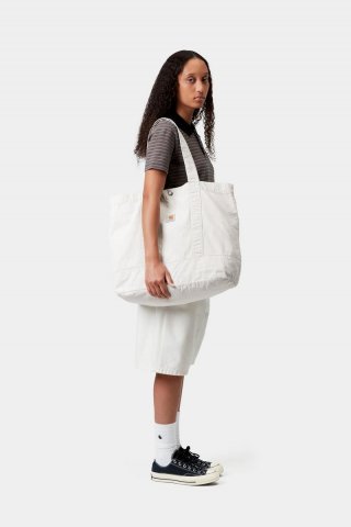 Carhartt Mercer Tote Bag - Mercer Stripe, Graphit / Wachs Carhartt Mercer Tote Bag - Mercer Stripe, Graphit / Wachs