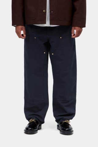 Carhartt Double Knee Pant - Dunkles Marineblau, gespült Carhartt Double Knee Pant - Dunkles Marineblau, gespült