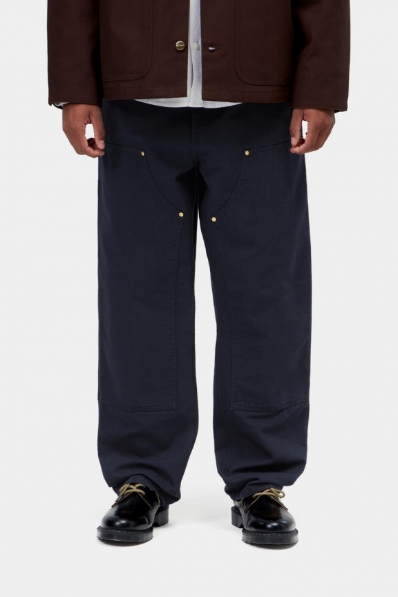 Carhartt Double Knee Pant - Dunkles Marineblau, gespült Carhartt Double Knee Pant - Dunkles Marineblau, gespült