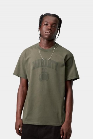 Carhartt S/S Faded Pond Corps T-Shirt - Zypresse, schwere Steinwäsche Carhartt S/S Faded Pond Corps T-Shirt - Zypresse, schwere Steinwäsche