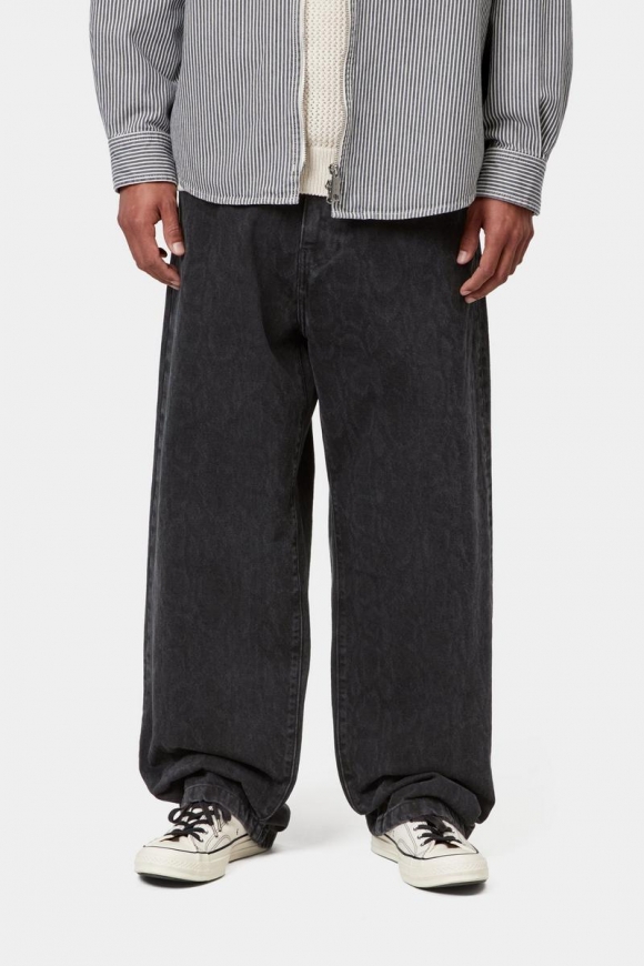 Carhartt Snake Landon Pant - Snake Camo, Schwarz, Heavy Stone Wash Carhartt Snake Landon Pant - Snake Camo, Schwarz, Heavy Stone Wash