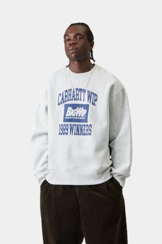 Carhartt 1989 Winners Sweatshirt - Ash Heather, Heavy Stone Wash Carhartt 1989 Winners Sweatshirt - Ash Heather, Heavy Stone Wash