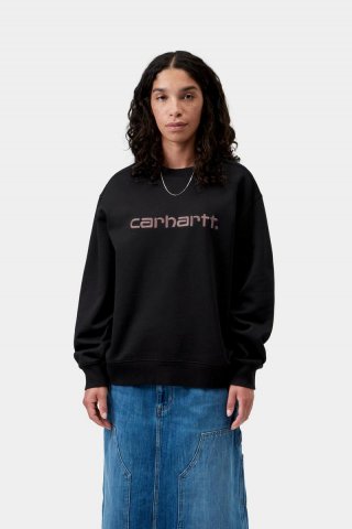 Carhartt Sweatshirt - Schwarz / Hortensie Carhartt Sweatshirt - Schwarz / Hortensie