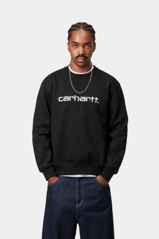 Carhartt Sweatshirt - Schwarz / Weiß Carhartt Sweatshirt - Schwarz / Weiß