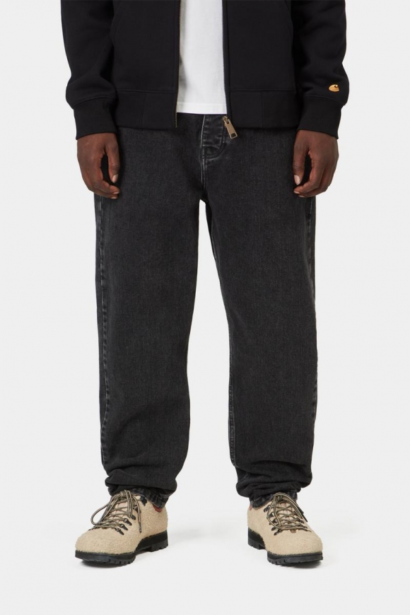 Carhartt Newel Pant - Schwarz, Stonewashed Carhartt Newel Pant - Schwarz, Stonewashed