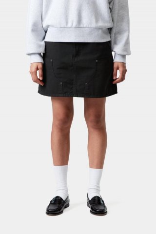 Carhartt Maeve Double Knee Skirt - Schwarz, Stonewashed
