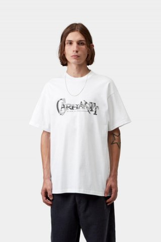 Carhartt S/S Chinsel Script T-Shirt - Weiß Carhartt S/S Chinsel Script T-Shirt - Weiß
