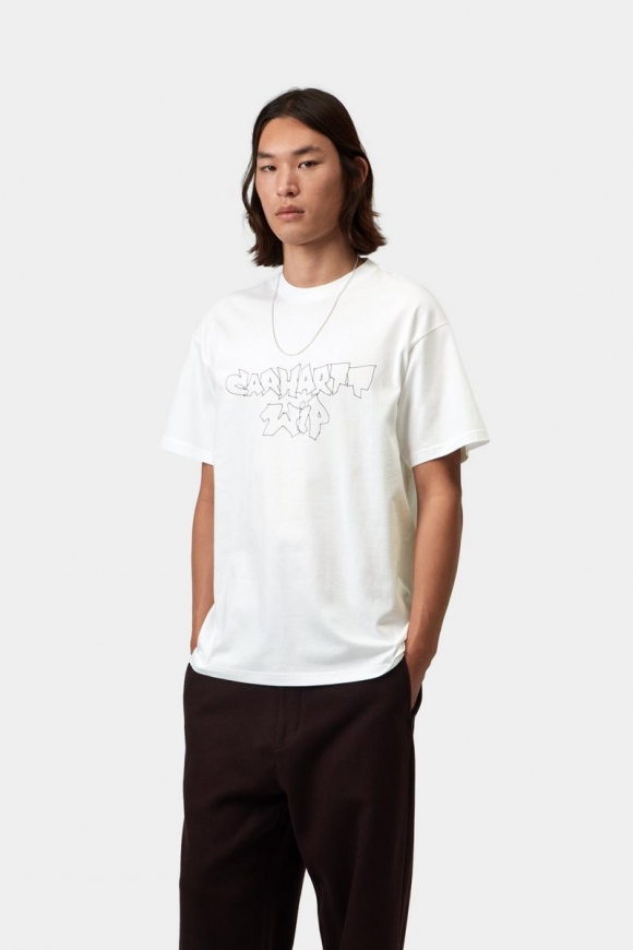 Carhartt S/S Blinkerfluid T-Shirt - Weiß Carhartt S/S Blinkerfluid T-Shirt - Weiß