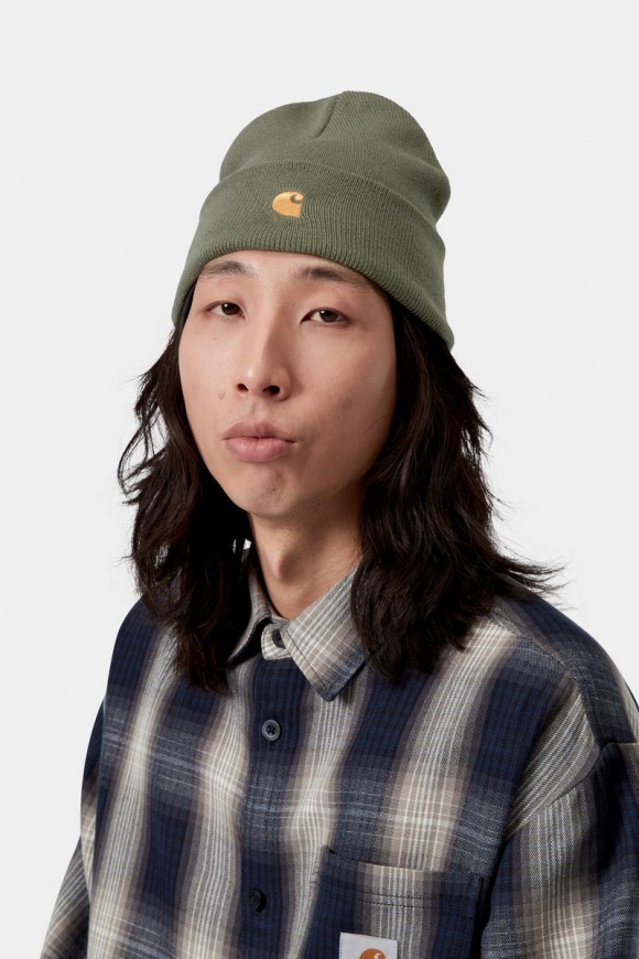 Carhartt Chase Beanie - Blatt / Gold Carhartt Chase Beanie - Blatt / Gold