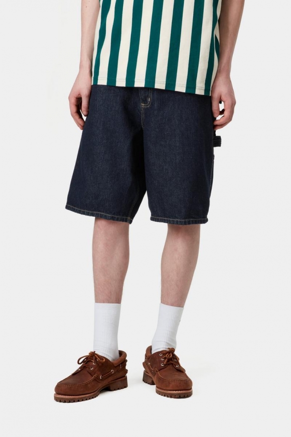 Carhartt Single Knee Short - Blau, gespült Carhartt Single Knee Short - Blau, gespült