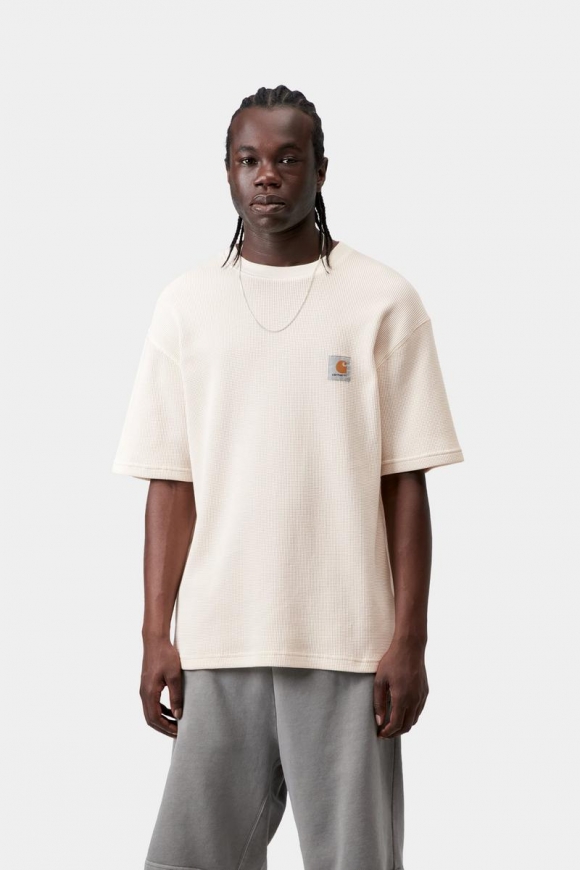Carhartt S/S Nelson Waffle T-Shirt - Natürlich, stückgefärbt