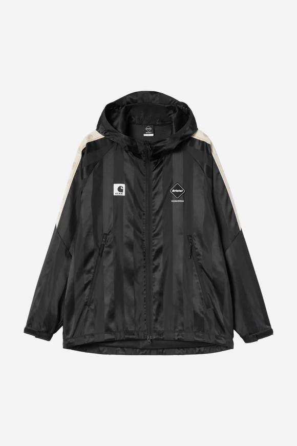 Carhartt F.C.Real Bristol x WIP Warm Up Jacket - Schwarz Carhartt F.C.Real Bristol x WIP Warm Up Jacket - Schwarz
