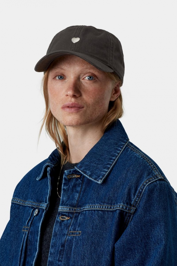 Carhartt Heart Metal Cap - Schwarz / Silber