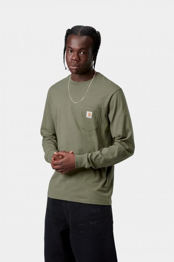 Carhartt L/S Pocket T-Shirt - Blatt Carhartt L/S Pocket T-Shirt - Blatt