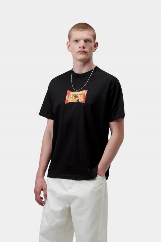 Carhartt S/S Road Side Snack T-Shirt - Schwarz Carhartt S/S Road Side Snack T-Shirt - Schwarz