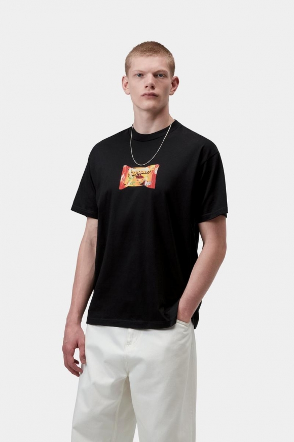 Carhartt S/S Road Side Snack T-Shirt - Schwarz Carhartt S/S Road Side Snack T-Shirt - Schwarz