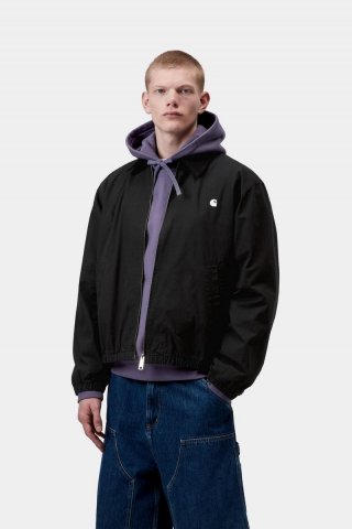 Carhartt Madison Ripstop Jacket - Schwarz / Wachs, stückgefärbt Carhartt Madison Ripstop Jacket - Schwarz / Wachs, stückgefärbt