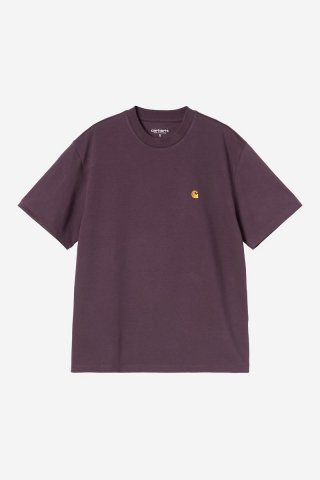 Carhartt S/S Chase T-Shirt - Gemütliches Lila / Gold