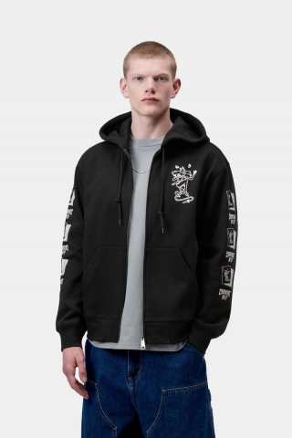 Carhartt Hooded Playing Cards Jacket - Schwarz Carhartt Hooded Playing Cards Jacket - Schwarz