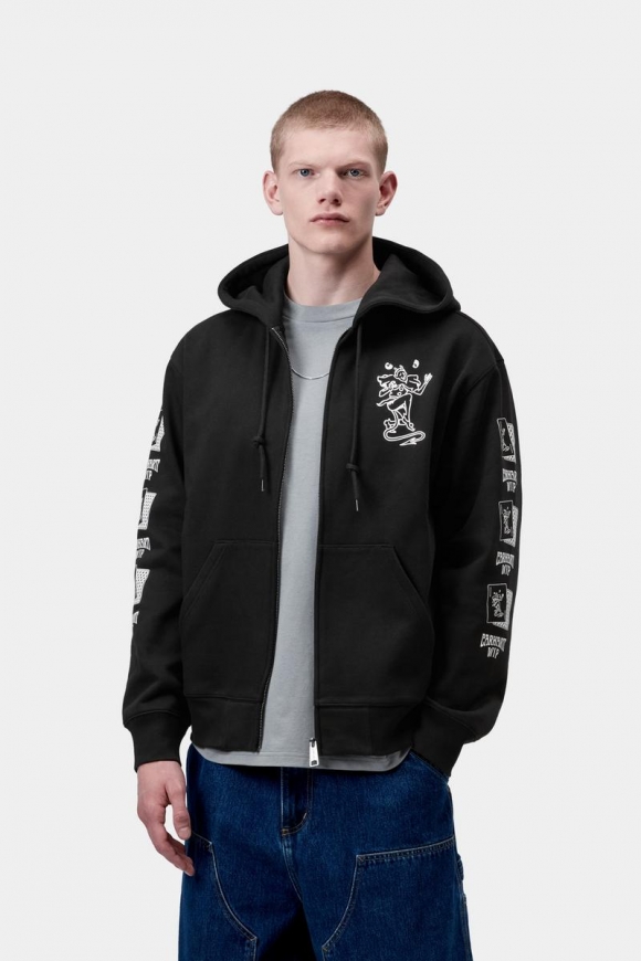 Carhartt Hooded Playing Cards Jacket - Schwarz Carhartt Hooded Playing Cards Jacket - Schwarz