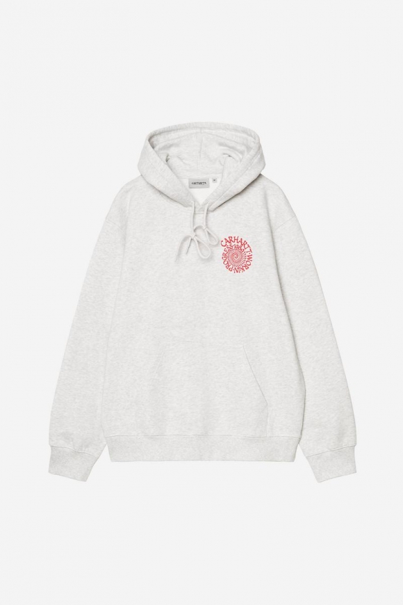 Carhartt Hooded Spiral Sweatshirt - Ash Heather Carhartt Hooded Spiral Sweatshirt - Ash Heather