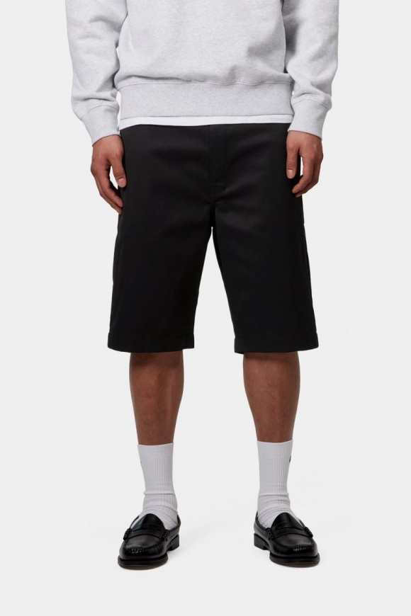 Carhartt Master Short - Schwarz, gespült Carhartt Master Short - Schwarz, gespült