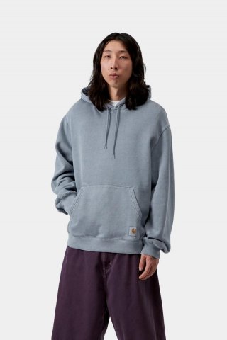 Carhartt Hooded Torion Sweatshirt - Büroblau, Grind-Waschung Carhartt Hooded Torion Sweatshirt - Büroblau, Grind-Waschung