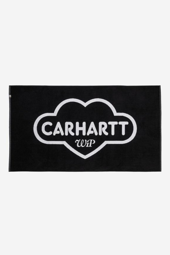 Carhartt Cloud Heart Towel - Schwarz / Weiß