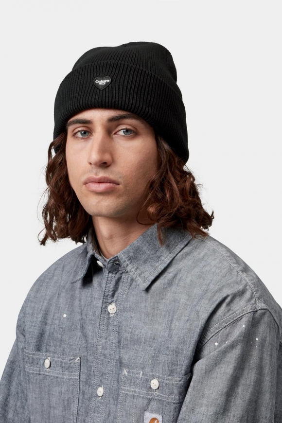 Carhartt Small Heart Beanie - Schwarz