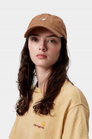 Carhartt Heart Metal Cap - Hamilton Braun / Silber Carhartt Heart Metal Cap - Hamilton Braun / Silber