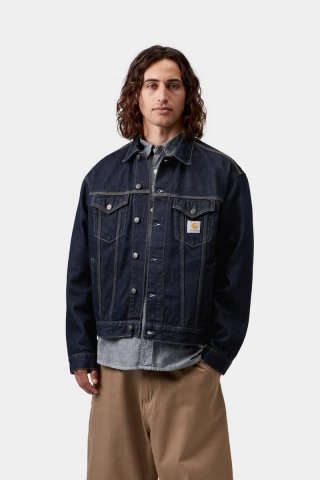 Carhartt Helston Jacket - Blau, gespült Carhartt Helston Jacket - Blau, gespült
