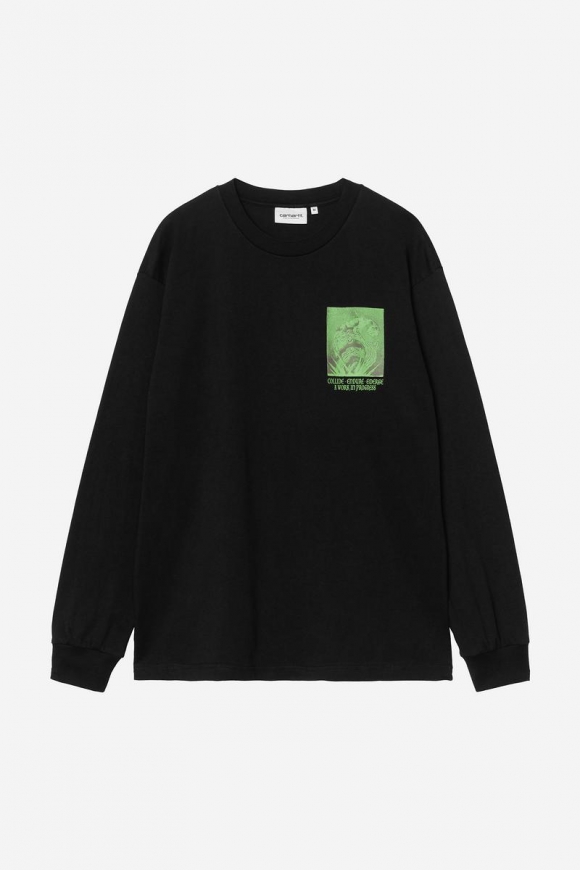Carhartt L/S Emerge T-Shirt - Schwarz, Stonewashed Carhartt L/S Emerge T-Shirt - Schwarz, Stonewashed