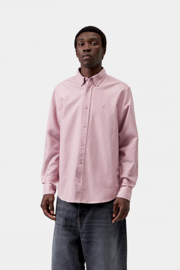Carhartt L/S Bolton Shirt - Hortensia, stückgefärbt Carhartt L/S Bolton Shirt - Hortensia, stückgefärbt