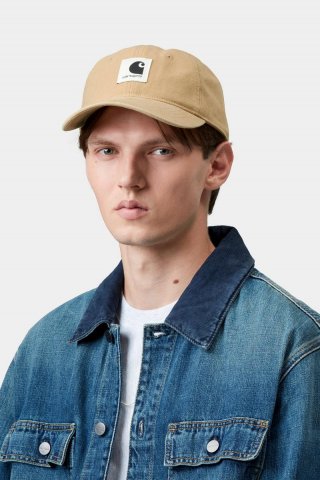 Carhartt Canvas Cap - WIP Dusty H, Stonewashed Carhartt Canvas Cap - WIP Dusty H, Stonewashed