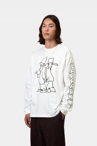 Carhartt L/S Blinkerfluid T-Shirt - Weiß Carhartt L/S Blinkerfluid T-Shirt - Weiß