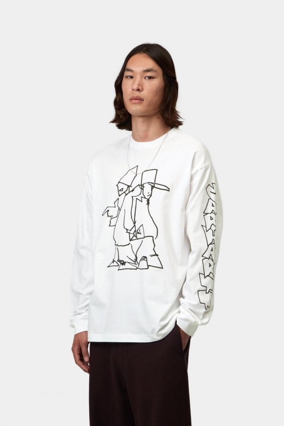 Carhartt L/S Blinkerfluid T-Shirt - Weiß