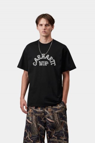Carhartt S/S Ribbon Script T-Shirt - Schwarz