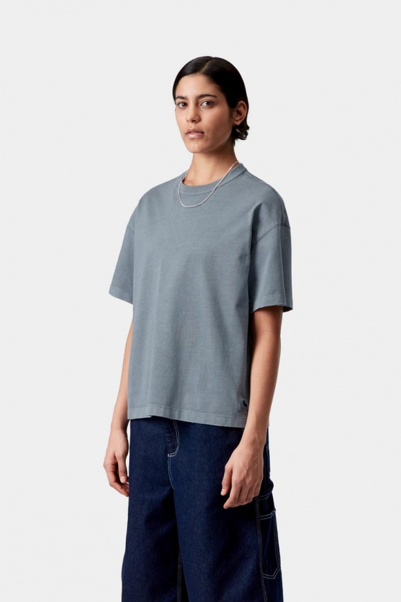 Carhartt S/S Torion T-Shirt - Büroblau, Grind-Waschung Carhartt S/S Torion T-Shirt - Büroblau, Grind-Waschung