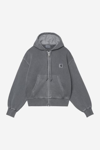 Carhartt Hooded Nelson Jacket - Styx, stückgefärbt Carhartt Hooded Nelson Jacket - Styx, stückgefärbt