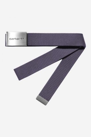 Carhartt Clip Belt Chrome - Schattiges Lila Carhartt Clip Belt Chrome - Schattiges Lila