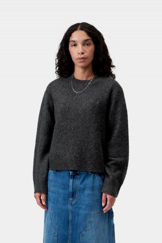 Carhartt Curtis Sweater - Verwirrtes Schwarz Carhartt Curtis Sweater - Verwirrtes Schwarz
