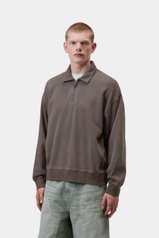 Carhartt Harper Polo - Tabak, Stückgefärbt Carhartt Harper Polo - Tabak, Stückgefärbt