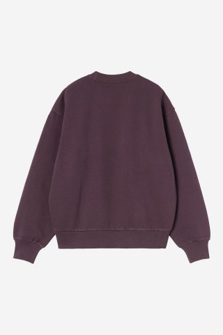 Carhartt Casey Sweatshirt - Gemütliches Lila / Silber Carhartt Casey Sweatshirt - Gemütliches Lila / Silber