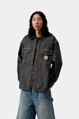 Carhartt Tigan Shirt Jac - Schwarz, starr Carhartt Tigan Shirt Jac - Schwarz, starr